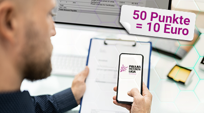 Es geht noch leichter mit der Pallas Helden Liga App!